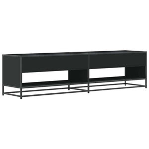 Schwarzer TV-Schrank 180,5 cm