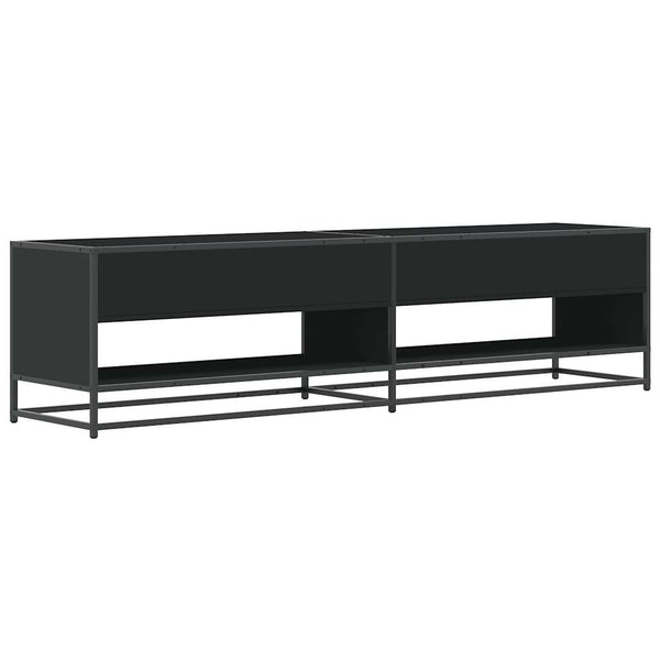 Schwarzer TV-Schrank 180,5 cm