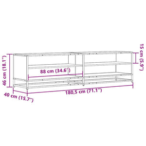 TV-Schrank Sonoma-Eiche, 180cm