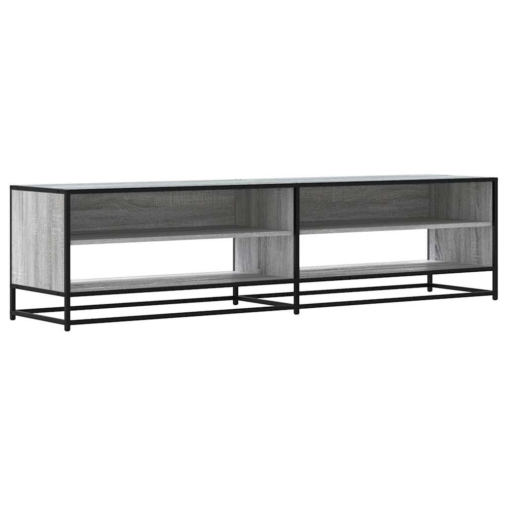 vidaXL Meuble TV Gris Sonoma 180,5x40x46 cm Bois d'ingénierie