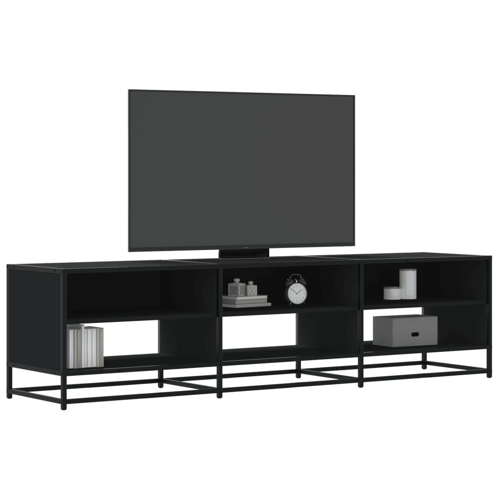 Schwarzer TV-Schrank 180 cm