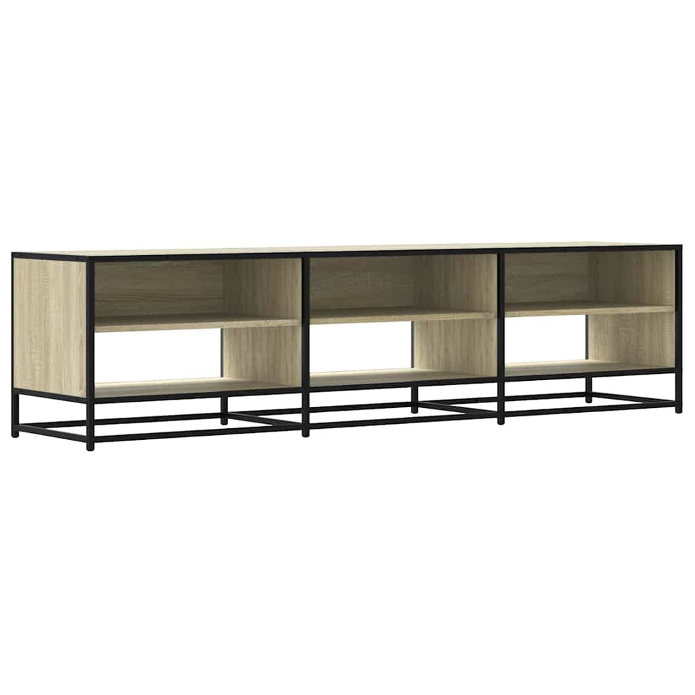 Meuble TV vidaXL chêne Sonoma 180x40x46 cm bois d'ingénierie