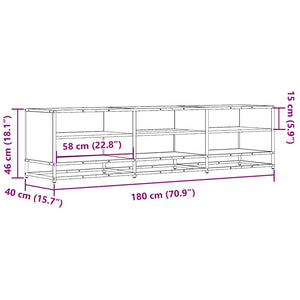 TV-Schrank Sonoma Eiche 180 cm