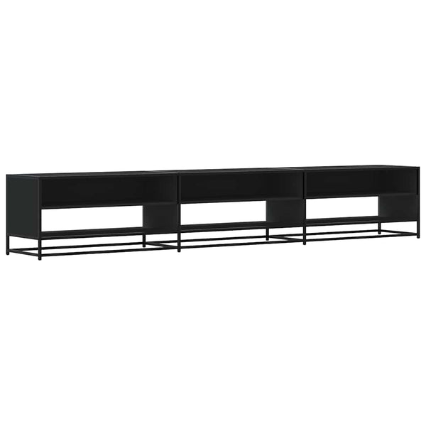 Schwarzer TV-Schrank 270 cm