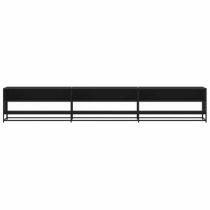 Schwarzer TV-Schrank 270 cm
