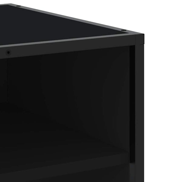 Schwarzer TV-Schrank 270 cm
