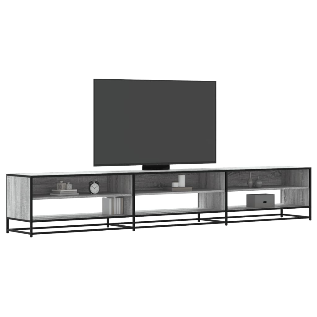 TV-Schrank Grau Sonoma 270 cm