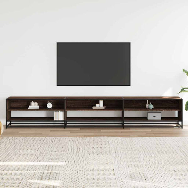 TV-Schrank Braun Eichen-Optik 270 cm