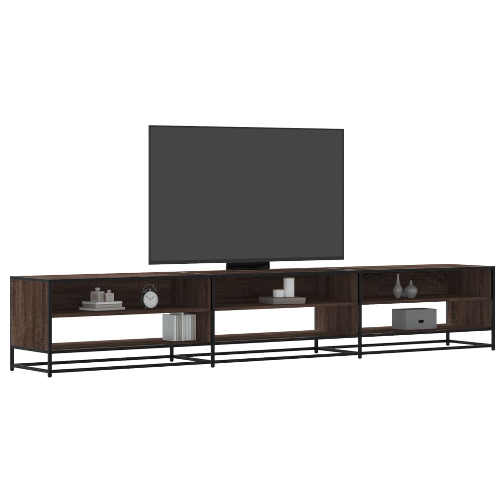 TV-Schrank Braun Eichen-Optik 270 cm