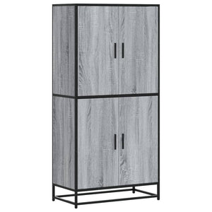 Highboard Grau Sonoma 68x35x139 cm