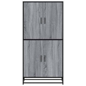 Highboard Grau Sonoma 68x35x139 cm