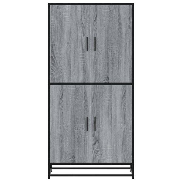 Highboard Grau Sonoma 68x35x139 cm