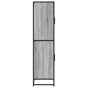 Highboard Grau Sonoma 68x35x139 cm