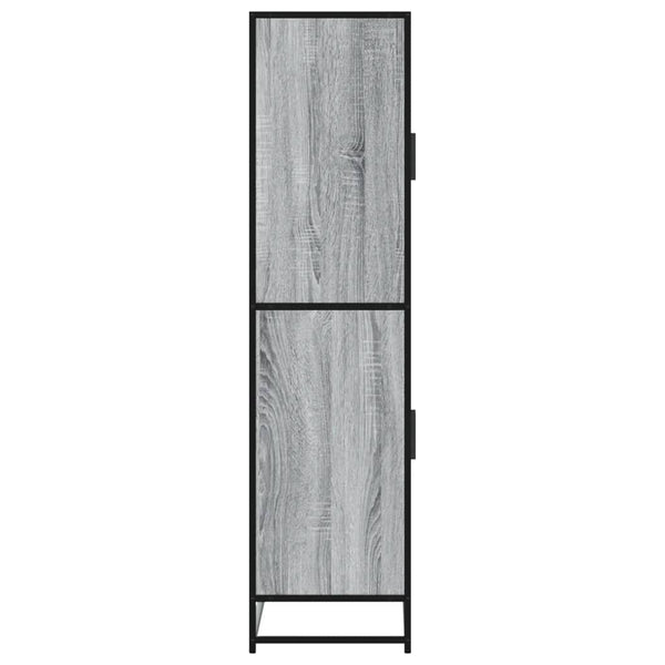 Highboard Grau Sonoma 68x35x139 cm
