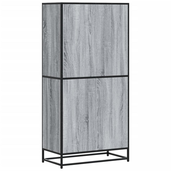 Highboard Grau Sonoma 68x35x139 cm