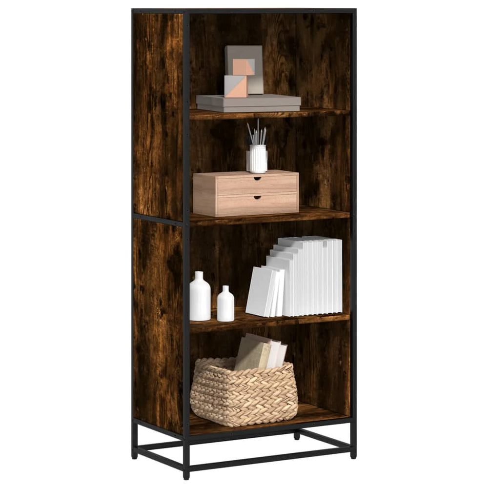 Bücherregal Räuchereiche 60x35x139 cm