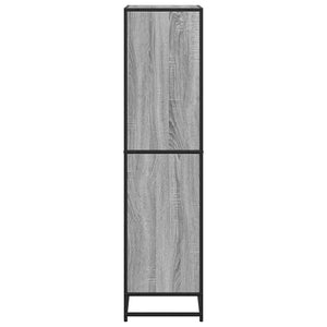 Bücherregal Grau Sonoma 60x35x139 cm