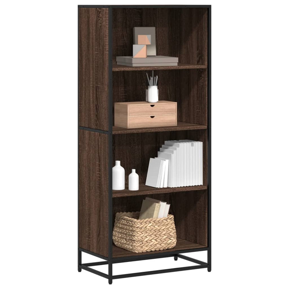 Bücherregal Braun Eichenoptik 139cm