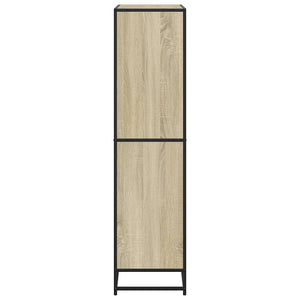 vidaXL Bibliothèque chêne sonoma 80,5x35x139 cm Aggloméré