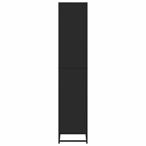 Schwarzes Bücherregal 60x35x170,5 cm