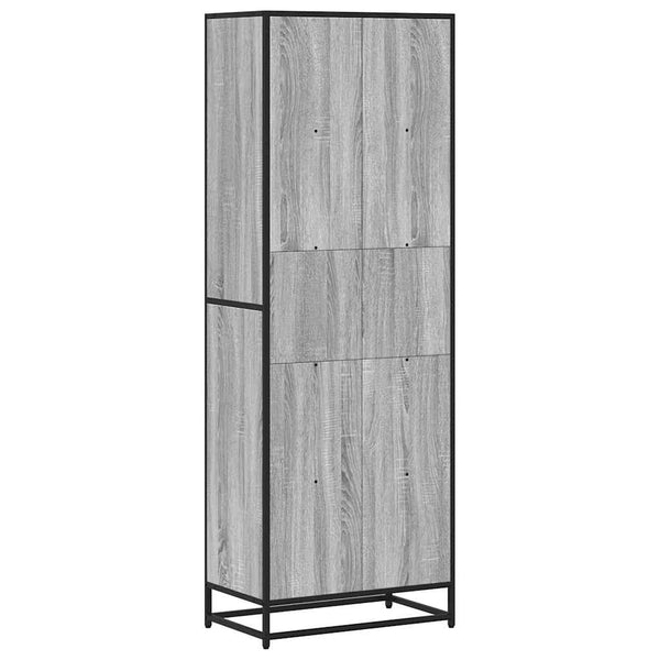 Bücherregal Grau Sonoma 60x35x170,5 cm
