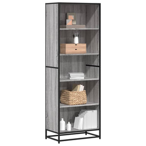 Bücherregal Grau Sonoma 60x35x170,5 cm