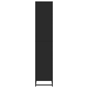 Schwarzes Bücherregal 80,5x35x170,5 cm