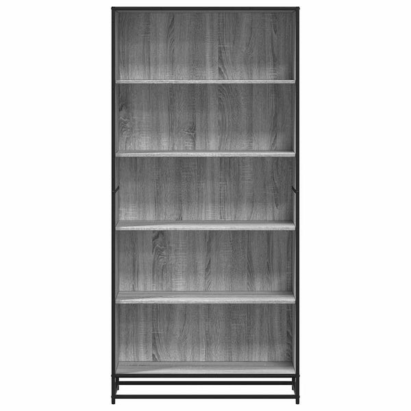 Bücherregal Grau Sonoma 170,5 cm Hoch
