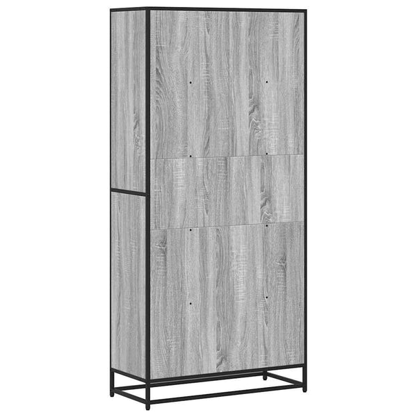 Bücherregal Grau Sonoma 170,5 cm Hoch