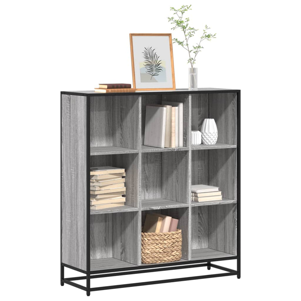 Bücherregal Grau Sonoma 97,5 cm
