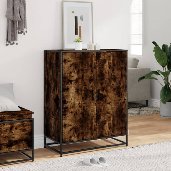 Schuhschrank Räuchereiche 75x38x97,5 cm
