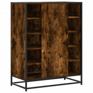 Schuhschrank Räuchereiche 75x38x97,5 cm