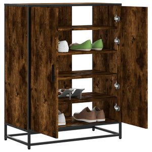 Schuhschrank Räuchereiche 75x38x97,5 cm