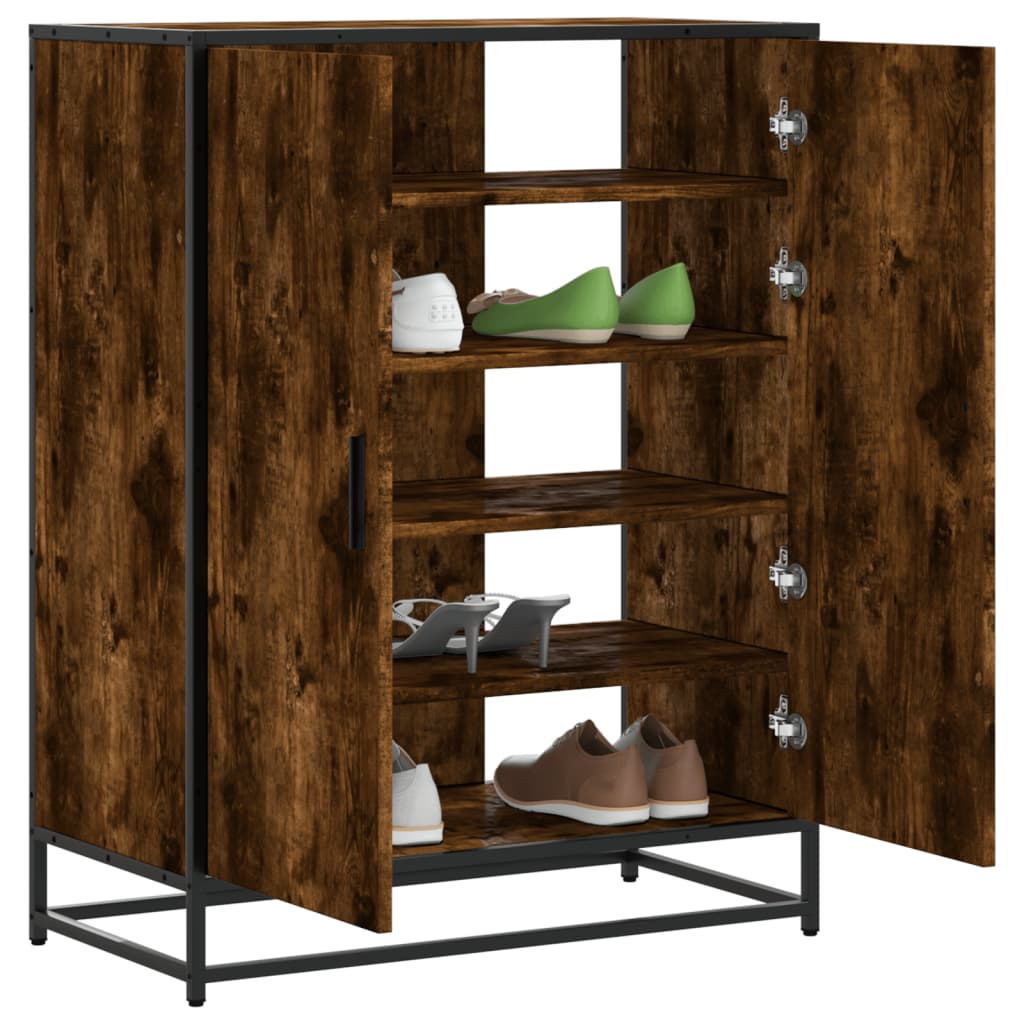 Schuhschrank Räuchereiche 75x38x97,5 cm