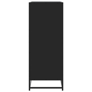 Schuhschrank Schwarz 75x38x97,5 cm