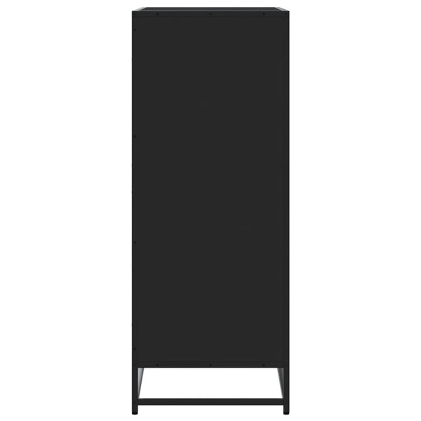 Schuhschrank Schwarz 75x38x97,5 cm