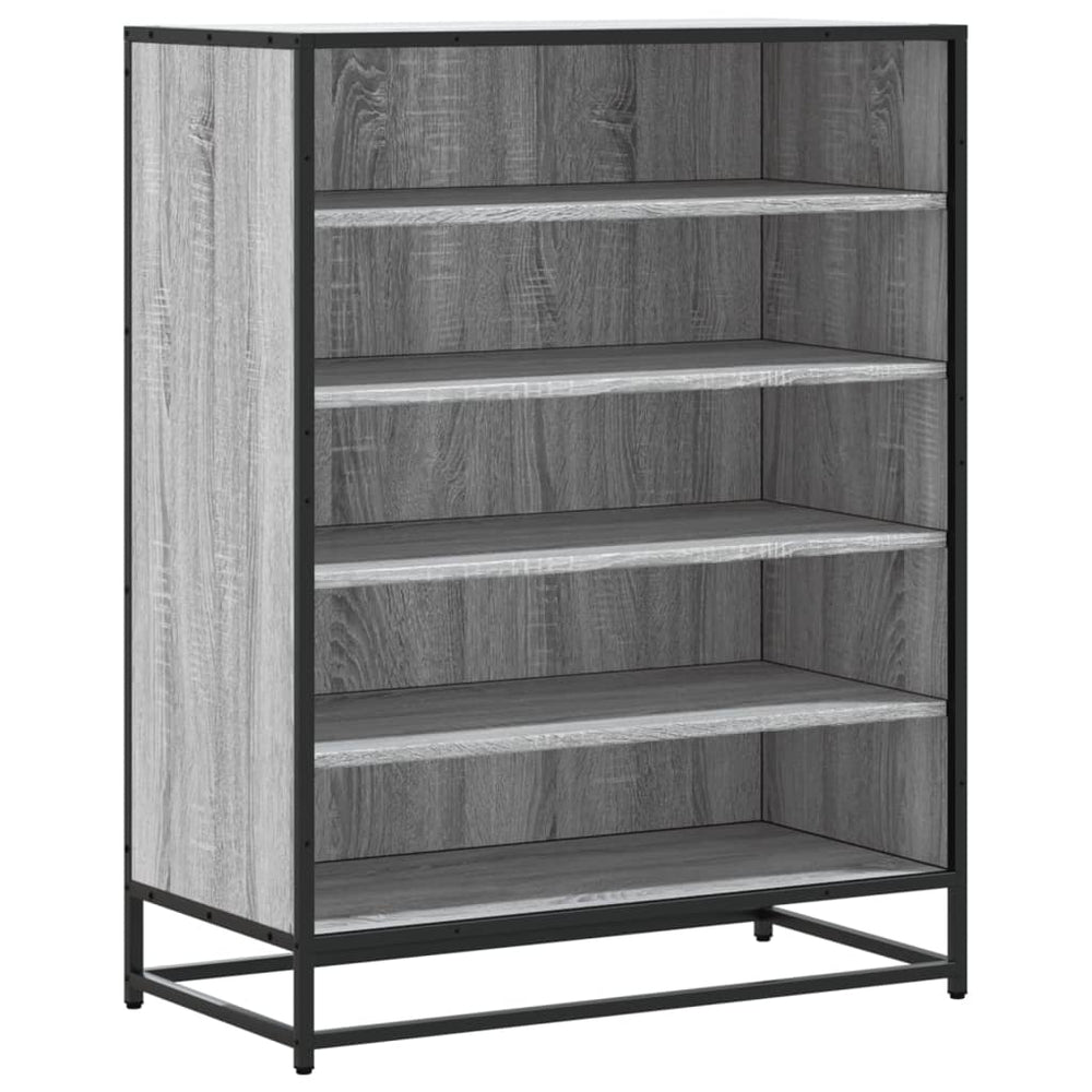 Schuhschrank Grau Sonoma 75x38x97,5 cm