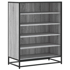 Schuhschrank Grau Sonoma 75x38x97,5 cm