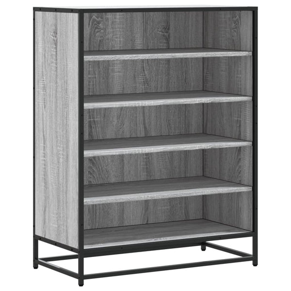 Schuhschrank Grau Sonoma 75x38x97,5 cm