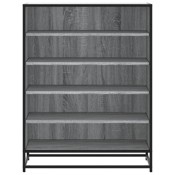 Schuhschrank Grau Sonoma 75x38x97,5 cm