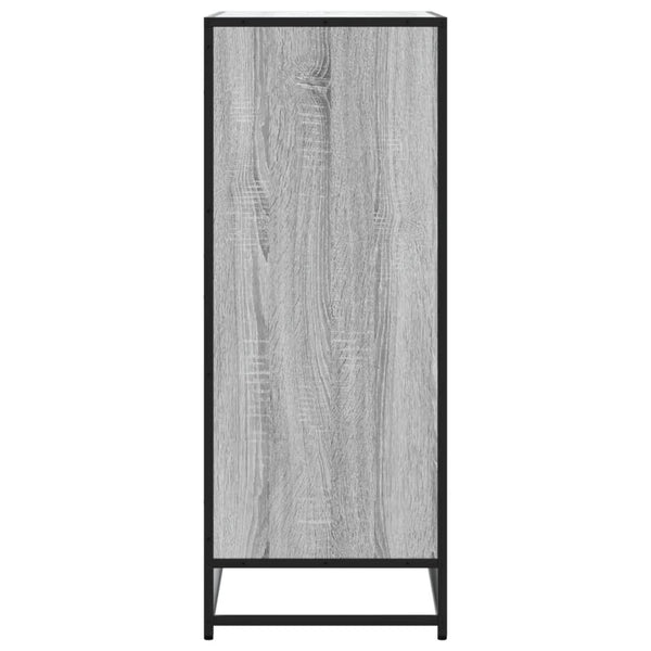 Schuhschrank Grau Sonoma 75x38x97,5 cm