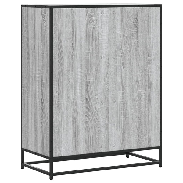 Schuhschrank Grau Sonoma 75x38x97,5 cm