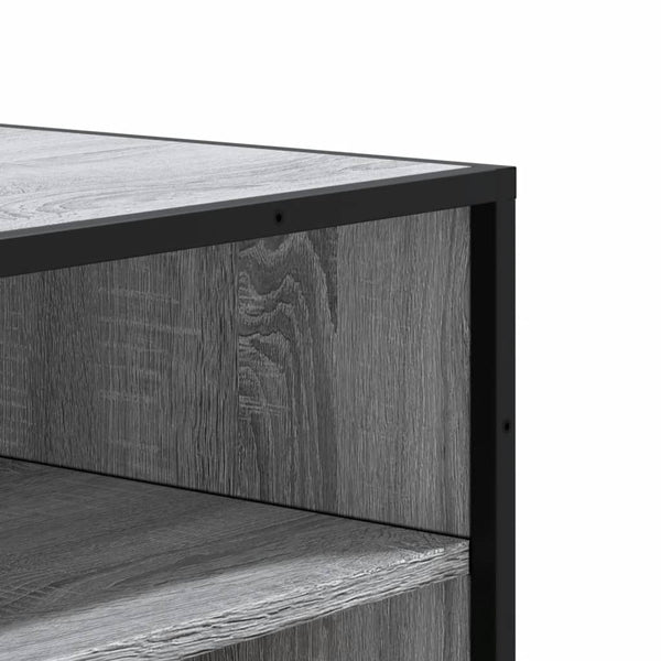 Schuhschrank Grau Sonoma 75x38x97,5 cm
