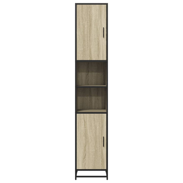 Badschrank Eichen-Optik, 188cm Hoch