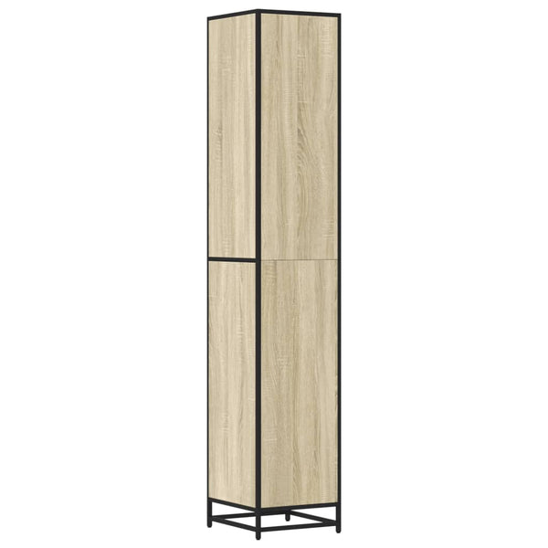 Badschrank Eichen-Optik, 188cm Hoch
