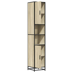 Badschrank Eichen-Optik, 188cm Hoch
