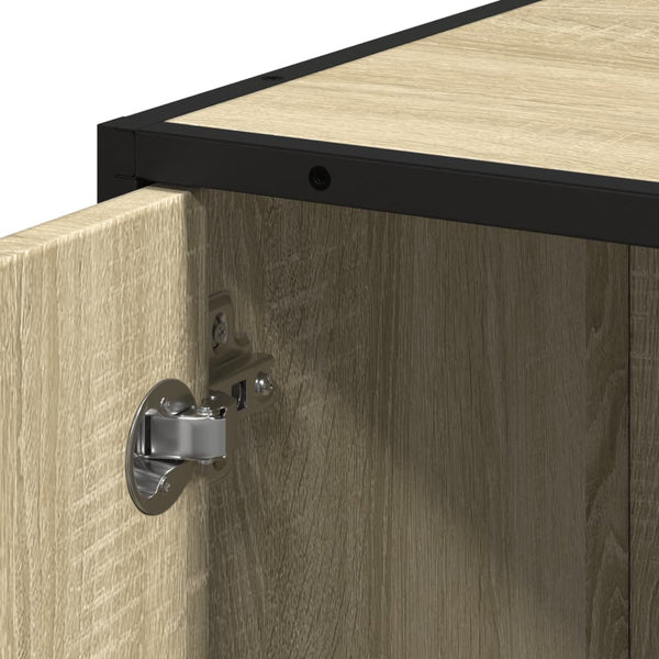 Badschrank Eichen-Optik, 188cm Hoch