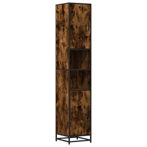 Badschrank Räuchereiche 35x37,5x188,5 cm