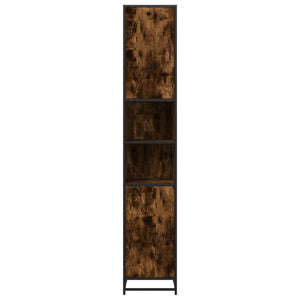 Badschrank Räuchereiche 35x37,5x188,5 cm
