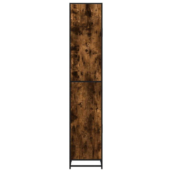 Badschrank Räuchereiche 35x37,5x188,5 cm